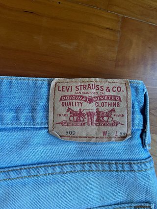 Shorts Levis 509 vintage