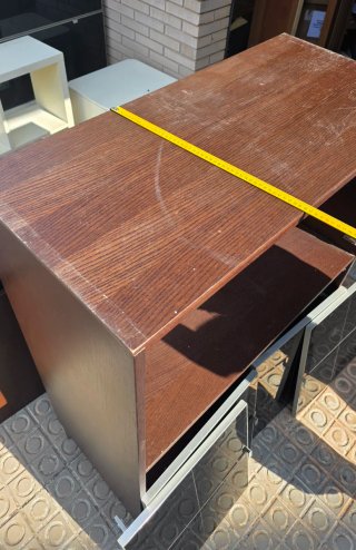 Vitrina Comedor Madera Oscura