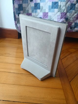 Cornice in vetro effetto martellato