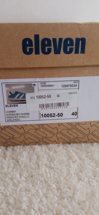 Zapatillas Eleven Cumbia color turquesa