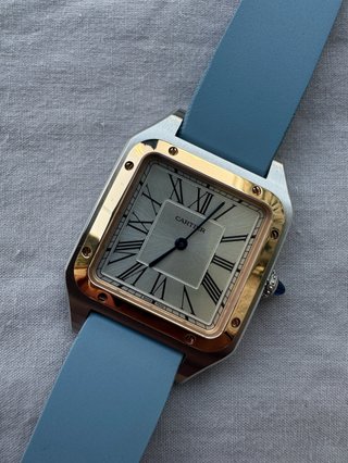 Reloj Cartier Santos Dumont Oro y acero
