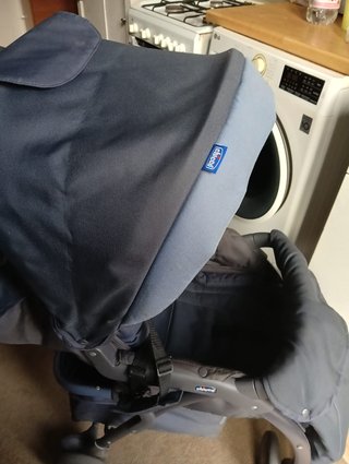 Passeggino Chicco blu