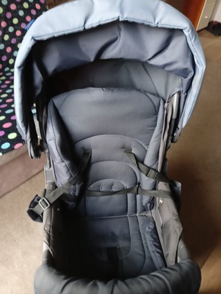 Passeggino Chicco blu