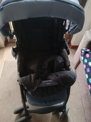 Passeggino Chicco blu