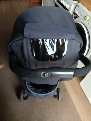 Passeggino Chicco blu