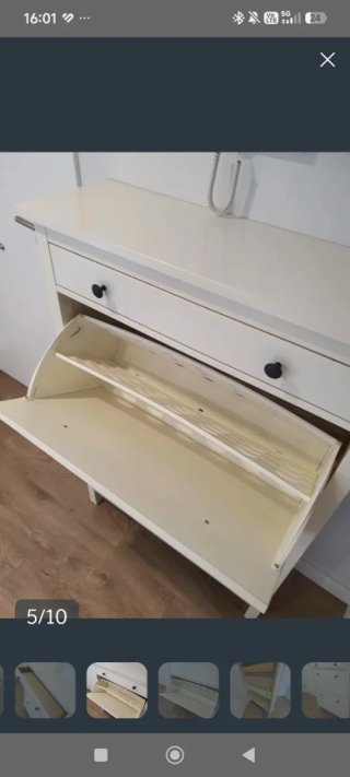 Zapatero Ikea Blanco Hemnes