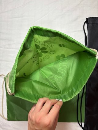 Bolsas Mochila ALE-HOP Verdes y Negras