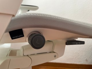 Silla ergonómica de oficina · Blanco y Gris