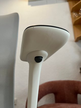 Silla ergonómica de oficina · Blanco y Gris