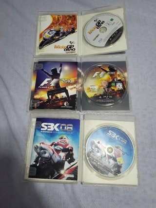 3 Juegos PS3 Carreras MotoGP F1 SBK