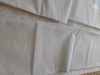 Lenzuola matrimoniali vintage ricamo a mano