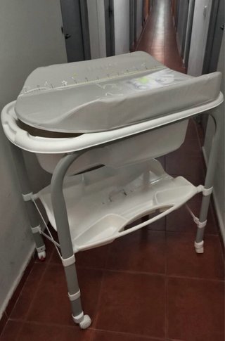 Bañera y cambiador bebé