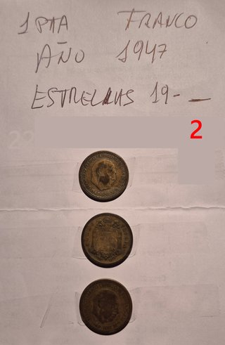 Lote 1 Peseta Franco 1947-1966