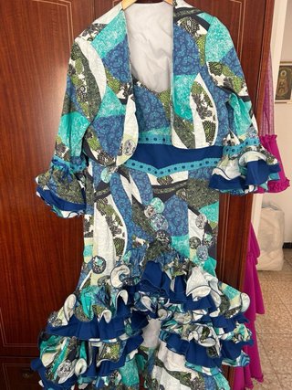 Vestido de gitana estampado