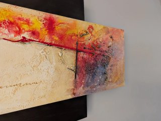 Cuadro Abstracto Panorámico 150x50cm