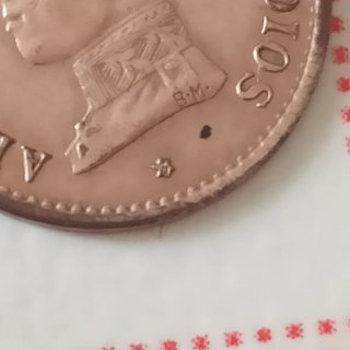 Moneda 1 Céntimo Alfonso XIII España 1913 *3