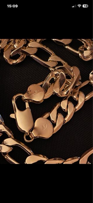 Cadena Oro Laminado 14k Gruesa