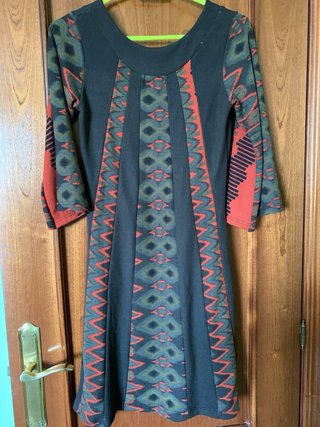 Vestido hippie estampado étnico