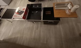 Cocina de camping portátil