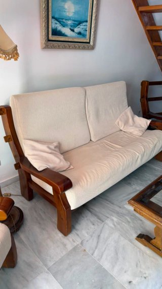 Mueble salón completo, mesa, sillas y sofá