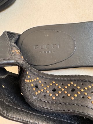 Sandali Gucci Pelle Neri Tg 38