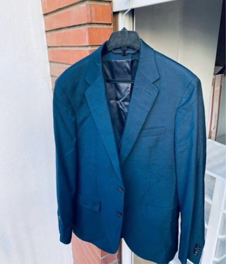 Americana traje Mango Milán Slim Fit azul T50