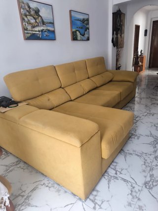 Sofá Chaise Longue 2.95m Amarillo