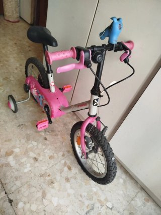 Bicicleta infantil 14 con ruedines