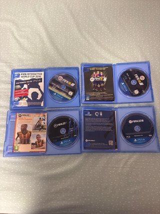 Lote FIFA 16, 18, 22, 23 PS4