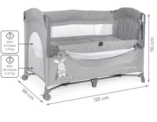 Cuna de viaje ms BabyWorld Oxford