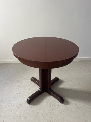 Mesa extensible madera caoba