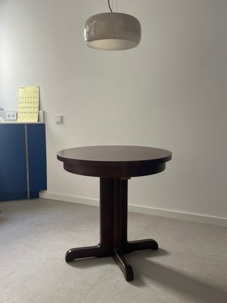 Mesa extensible madera caoba