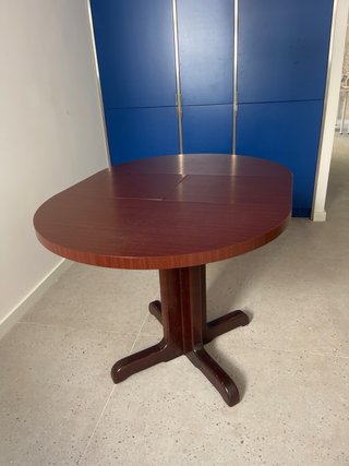 Mesa extensible madera caoba
