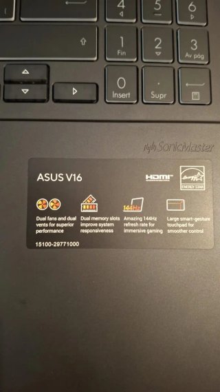 ASUS V16 GAMING RTX 5060 / i7 / 32gb / 1tb SSD