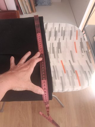 Falda tubo negra talla M