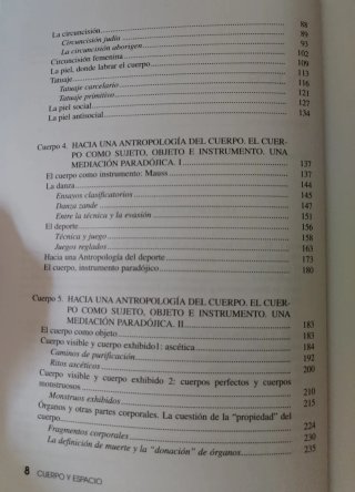 Cuerpo y espacio símbolos y metáforas, represen...
