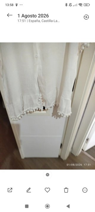 Blusón blanco