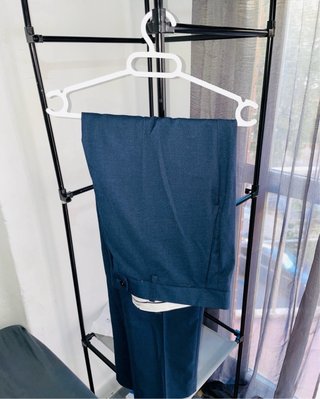 Pantalón Mango Slim Fit Azul T44
