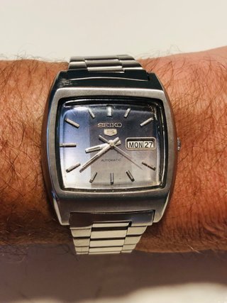 Reloj Seiko 5 TV Screen 1982 Azul
