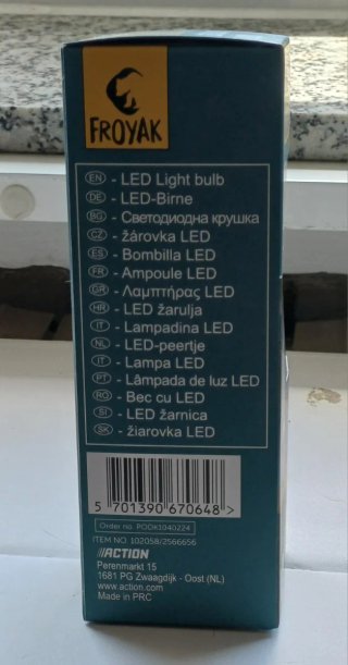 Luz LED Froyak con cordón