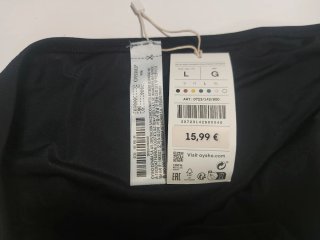 Braga bikini Oysho negra talla L