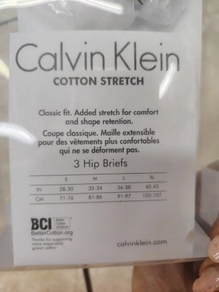 Tris slip Calvin Klein nero s L XL