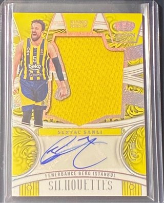 Carta de Baloncesto Sertac Sanli Firmada