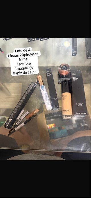 Lote Kiko Milano 4 piezas