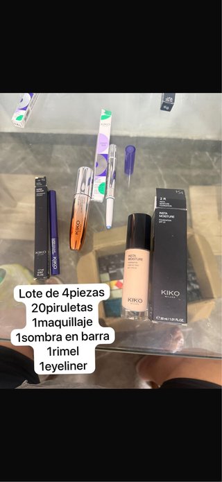 Lote Kiko Milano 4 piezas