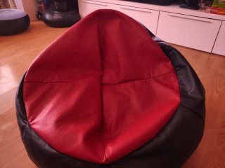Puff Gamer Pro Negro y Rojo