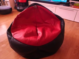 Puff Gamer Pro Negro y Rojo
