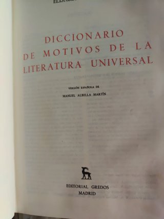 Diccionario de motivos de la literatura universal
