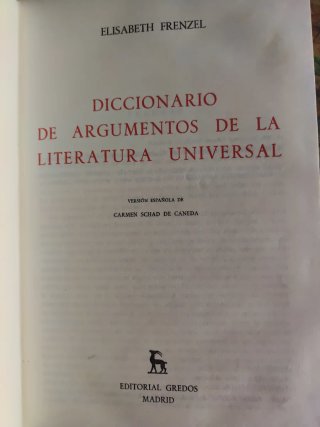 Diccionario de motivos de la literatura universal