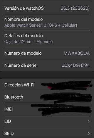 Apple Watch Serie 10 GPS+Celular oro rosa